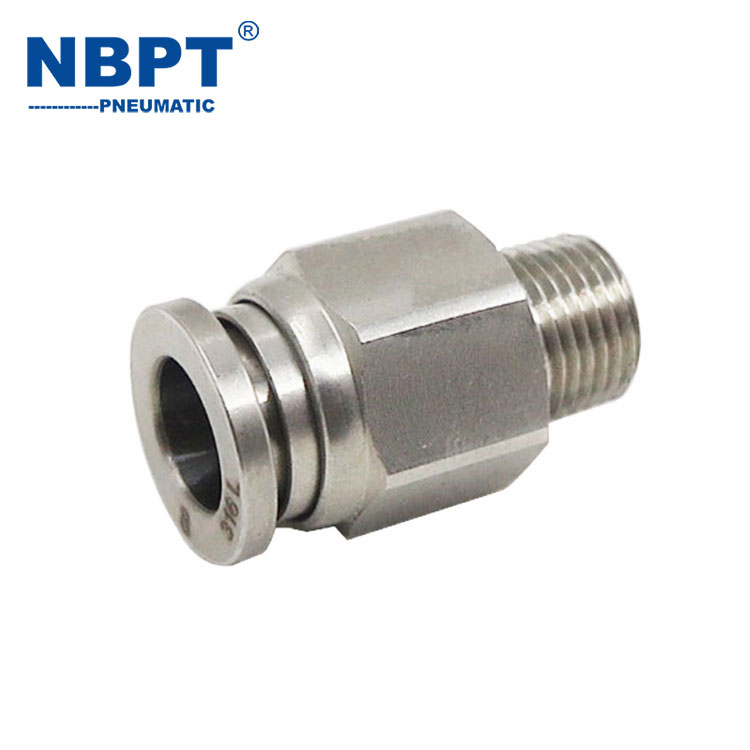 Straight Union Thread Stainless Steel Pneumatic Fittings များ